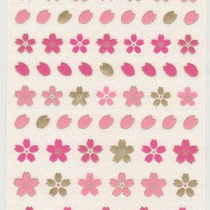 Sakura Aufkleber - Kirschblüten Aufkleber - Papieraufkleber - Japanische Aufkleber