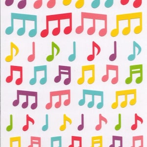 Pegatinas de notas musicales - Pegatinas de ondas mentales