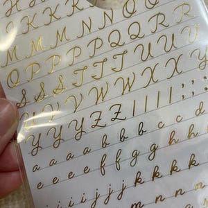 Pegatinas del alfabeto - Pegatinas del ABC - Pegatinas de letras