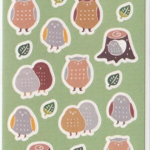 Stickers hiboux - Stickers papier