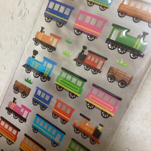Pegatinas de tren - Pegatinas en relieve - Pegatinas de ondas mentales