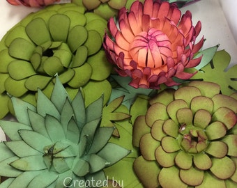 Download 3d Svg Succulents Etsy