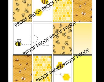 Honey Bee BIG Happy Planner Stickers