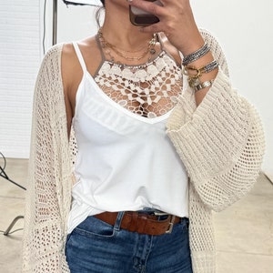 Crochet Lace Bralette Women&#39;s Boho Crochet Lace Bralette Plus size comfy stretchy fyp popular bralette
