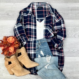 Everyday Oversized Long Sleeve Flannel