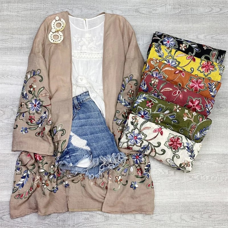 Hooded Silk Kimono