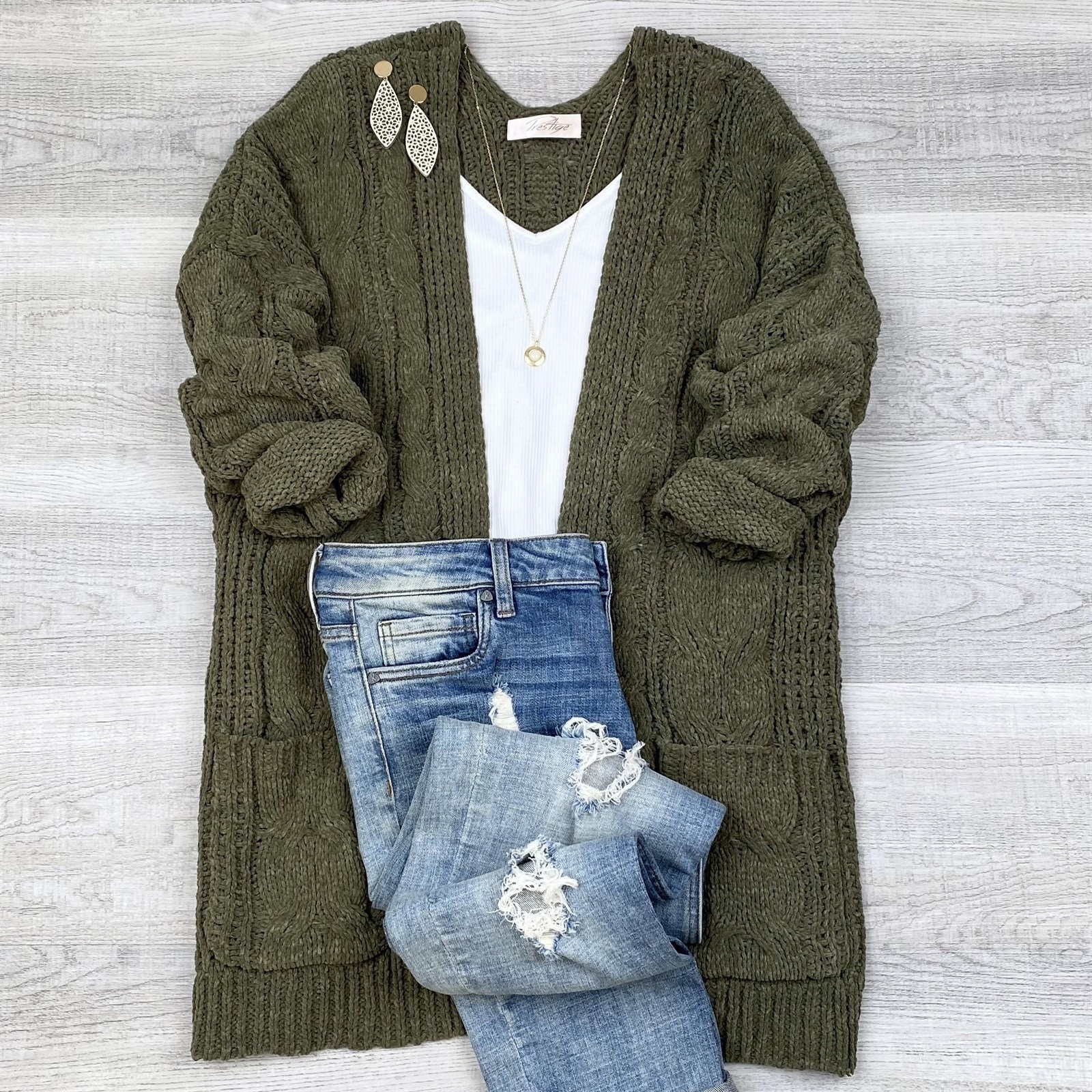 Long, Lightweight, Ultra Soft Knit-like Cardigan