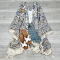 Morocco Kimono: Stylish Comfy Cover-Up (OSFM)