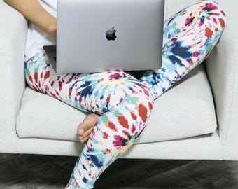 Legging LaRok Fille Tie-dye, Coton, Bas Resserré, Taille 6X, Neuf Avec étiquettes