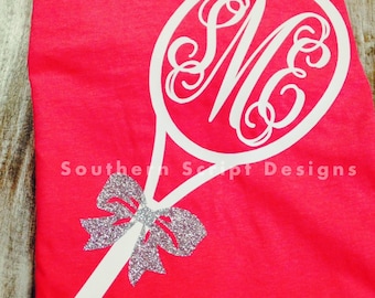 Short Sleeve Monogrammed Tennis Shirt ©, Tennis T-shirt, Monogrammed Tennis Tshirt with Short Sleeves, Short Sleeve Tee for Tennis Players