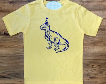 Youth Dinosaur Birthday Tee