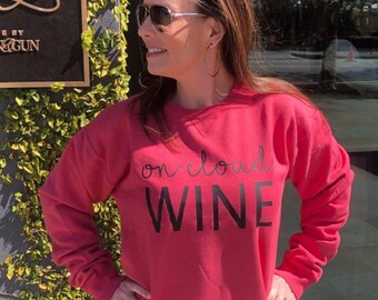 On Cloud Wine Super Soft Sweatshirt, Comfort Sweatshirt