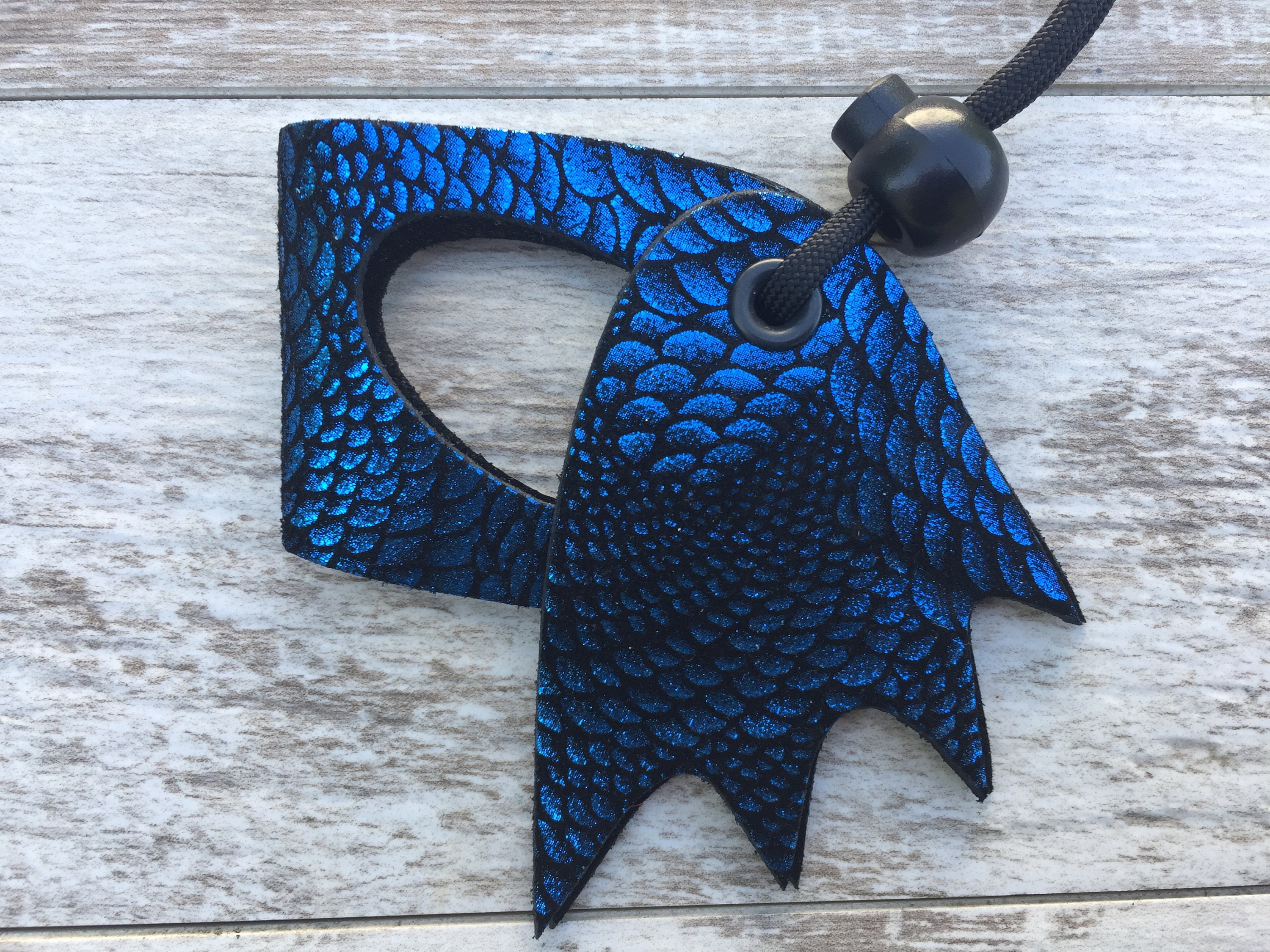 Leather Lizard Harness--Water Dragon with Wings