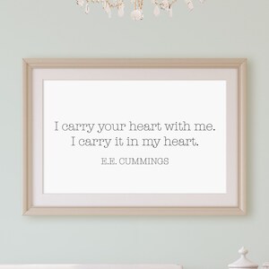 E.E. Cummings, Quote Digital Print, Inspirational Quote, Motivational Quote, PRINTABLE art, Christian Home Decor, Quote Art, Typewriter Art