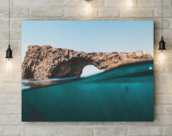 Ocean Water Printable, Digital Download Beach Print, Coastal Print, Blue Water Print, Tropical Print, Printable Art, Seascape Beach Decor