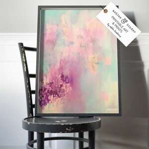 Abstract painting, Abstract art, Painting print, Modern art, Abstract print, Wife gift, Girls room decor, Kids room decor, Modern painting