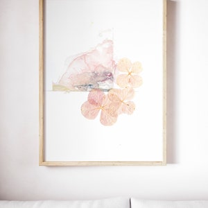 Impression abstraite de fleurs, art imprimable, téléchargement immédiat, impression florale, impression de fleurs, art mural floral, impression botanique, impression de fleurs, art rose
