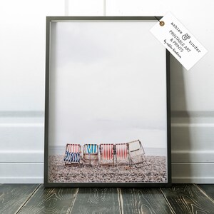 Vintage Chair Photo Relaxing Beach Coastal Decor Download - Etsy