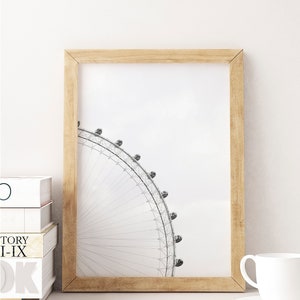 Ferris wheel PRINTABLE art,nursery decor,nursery art,retro art,minimalist art,black and white art,carnival art,carnival print,nursery print