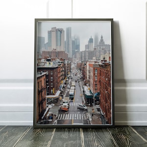 New York Print Streets Photography, NYC Industrial Decor, Urban Decor, Industrial Art, Home Decor, Printable Art, Instant Download, Digital