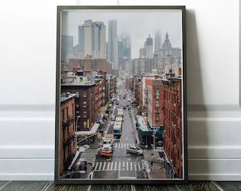 New York Print Streets Photography, NYC Industrial Decor, Urban Decor, Industrial Art, Home Decor, Printable Art, Instant Download, Digital