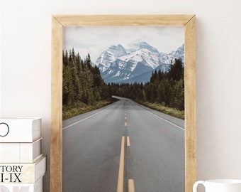 Scandinavian Wall Art Poster, Forest Print, Nature Photography, Pine Trees Print, Printable Digital Download, Scandinavian Wall Art Decor