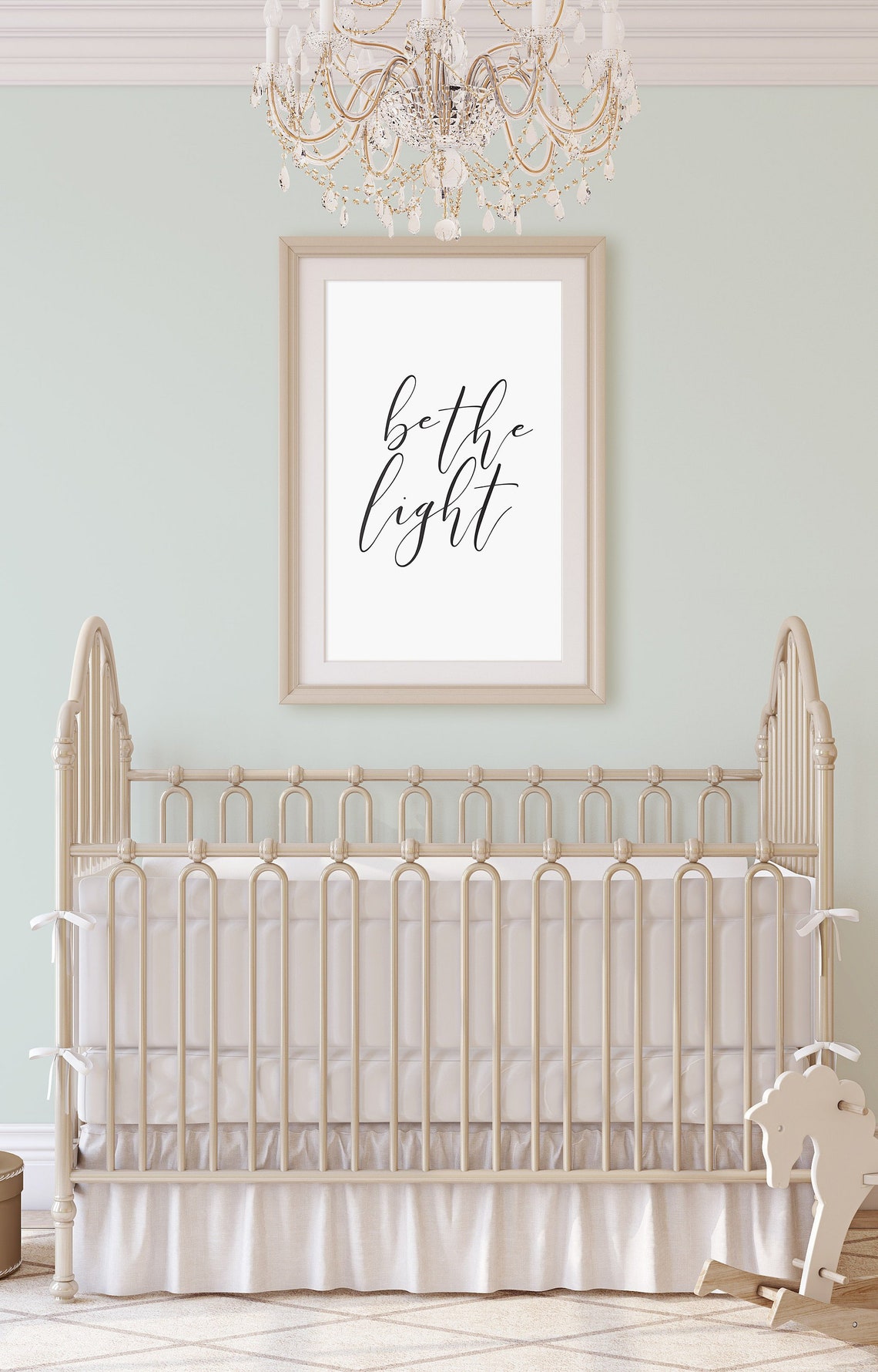 Be the Light PRINTABLE Art Motivational Wall Decor | Etsy