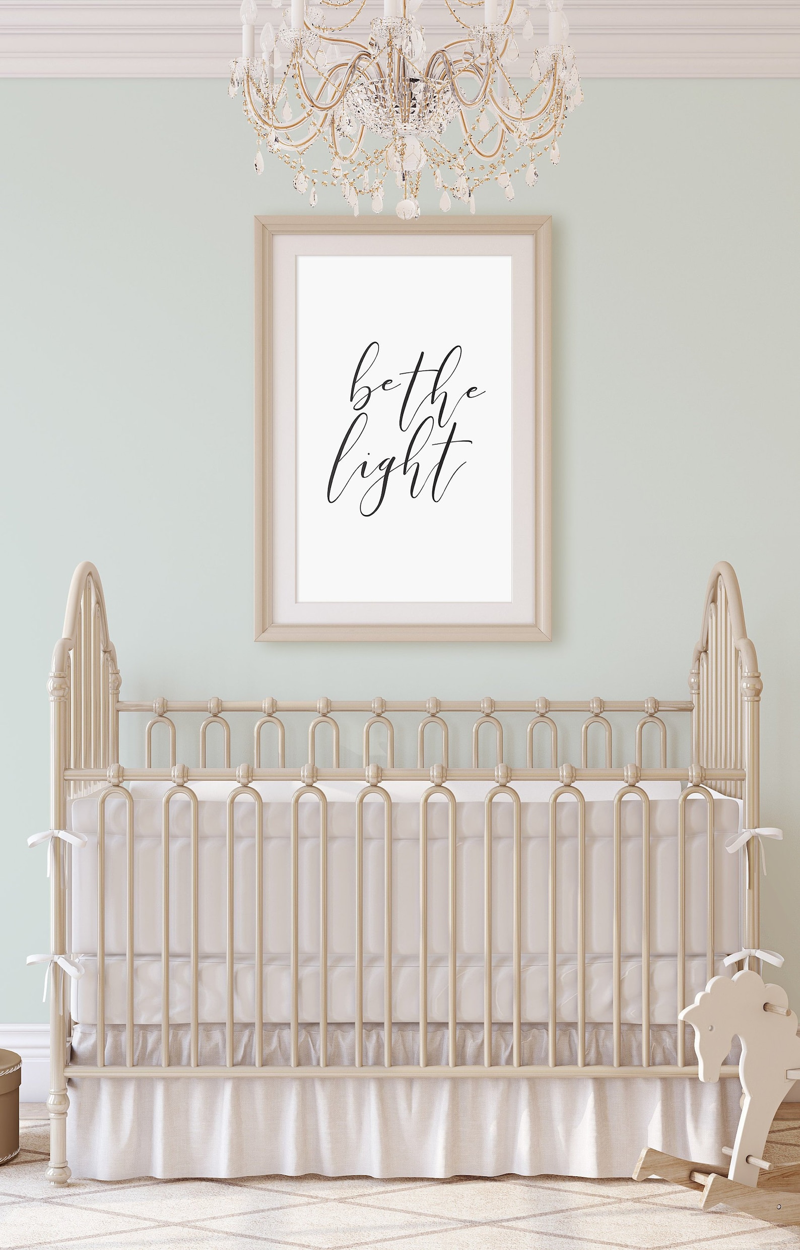 Be the Light PRINTABLE Art Motivational Wall Decor | Etsy