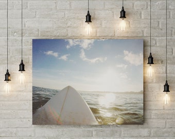 Surf Photography, Beach Wall Art Print, Ocean Water Surfing, Coastal Decor, Digital Download, Large Printable Poster, Color Photography, Art