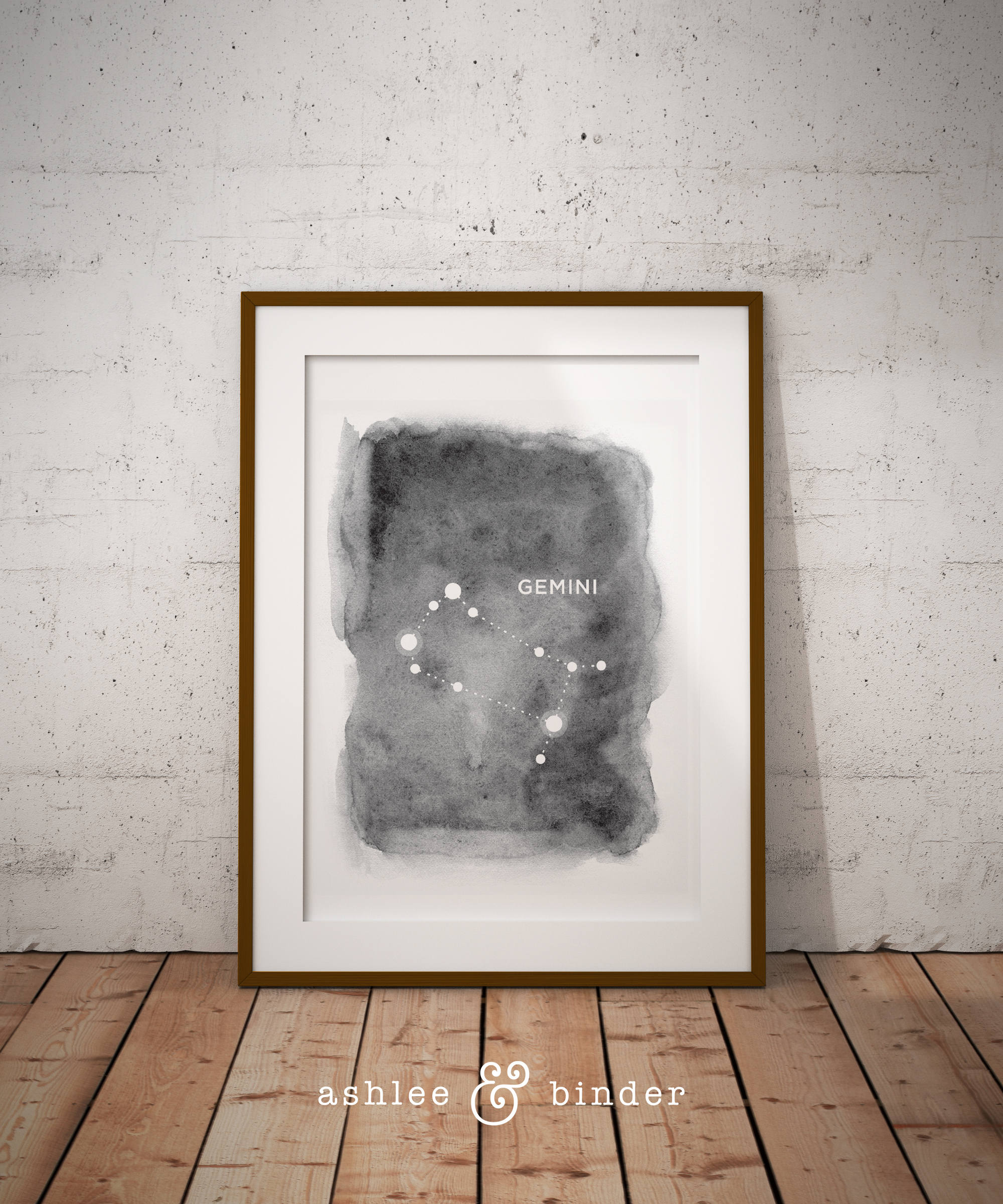 Gemini Constellation Astrology Gemini Wall Decor Digital Etsy