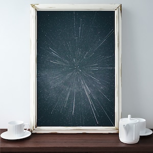 Shooting Star, Shooting Star Photo, Falling Star, Galaxy Night sky, Photography, Comets, Canvas Wall Art, Home Wall Decor Gift, Night Sky