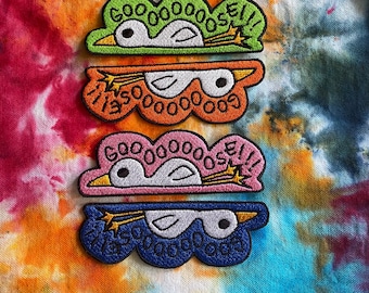 goose the band cooked goooooose embroidered patch