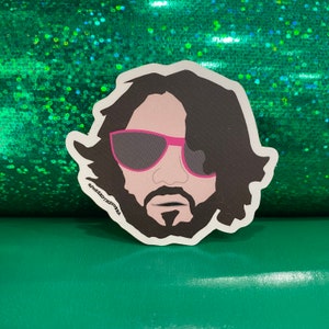 goose the band rick face sticker matte rick shreds 2.0