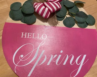 Appendino per porta Hello Spring