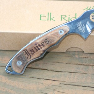 Groomsmen Gift | Personalized Hunting Knife | Engraved Groomsman Proposal | Wedding Thank you for Best Man zdjęcie 2