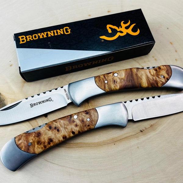 Couteau de poche Browning gravé personnalisé, cadeau souvenir d'homme d'honneur personnalisé, idée de proposition de garçon d'honneur sympa pour la fête du marié, cadeaux de mariage homme