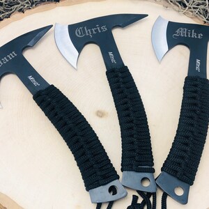 Set of 5 Cool Hatchets / Axes, Great Groomsmen Gift Ideas, Personalized ...