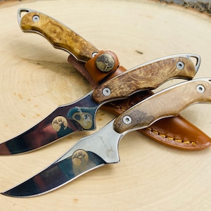 Groomsmen Gift | Personalized Hunting Knife | Engraved Groomsman Proposal | Wedding Thank you for Best Man zdjęcie 6