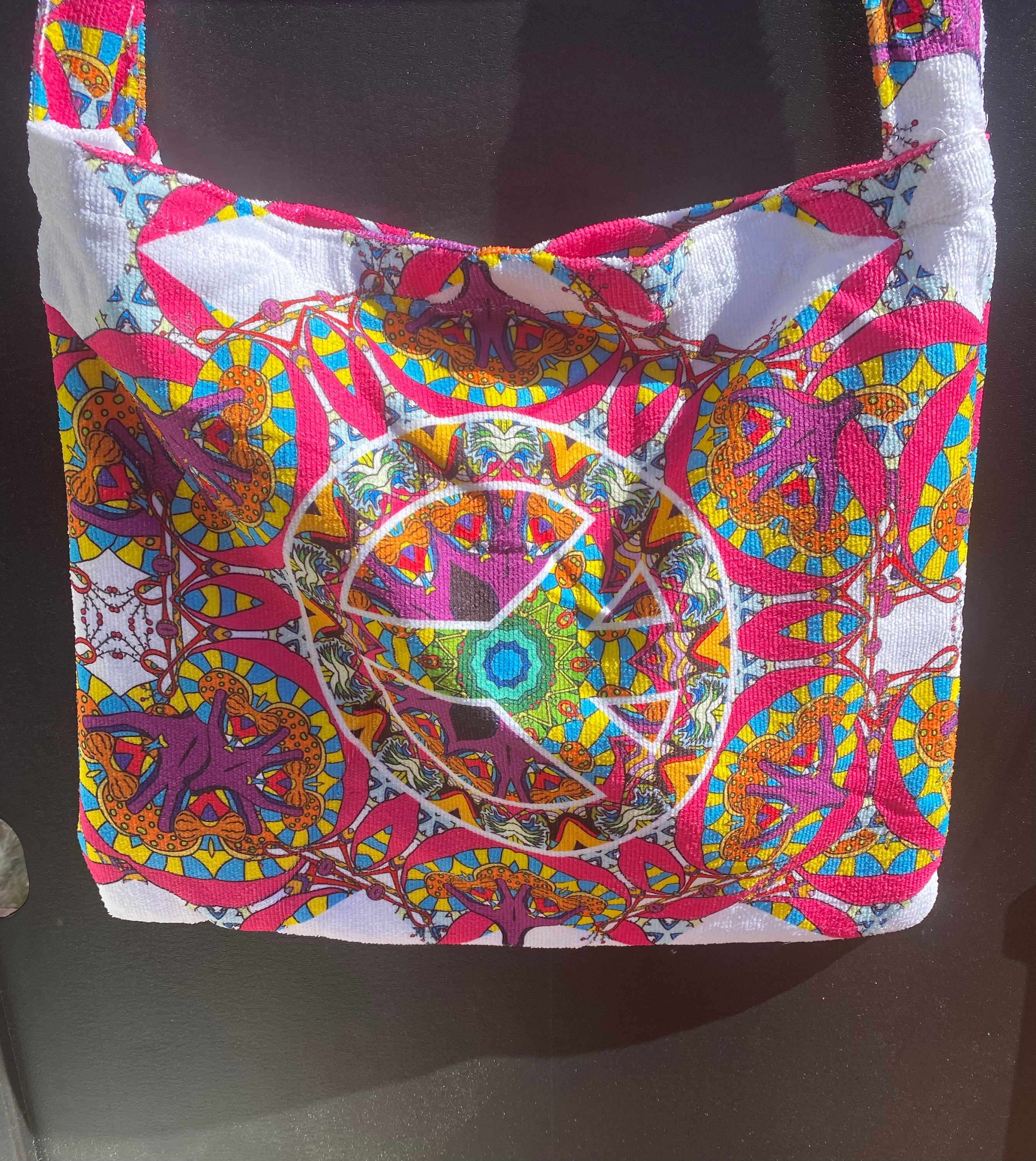 2 in 1 Beach Towel Tote Bag. Summer Bag. Beach Towel. Towel Bag