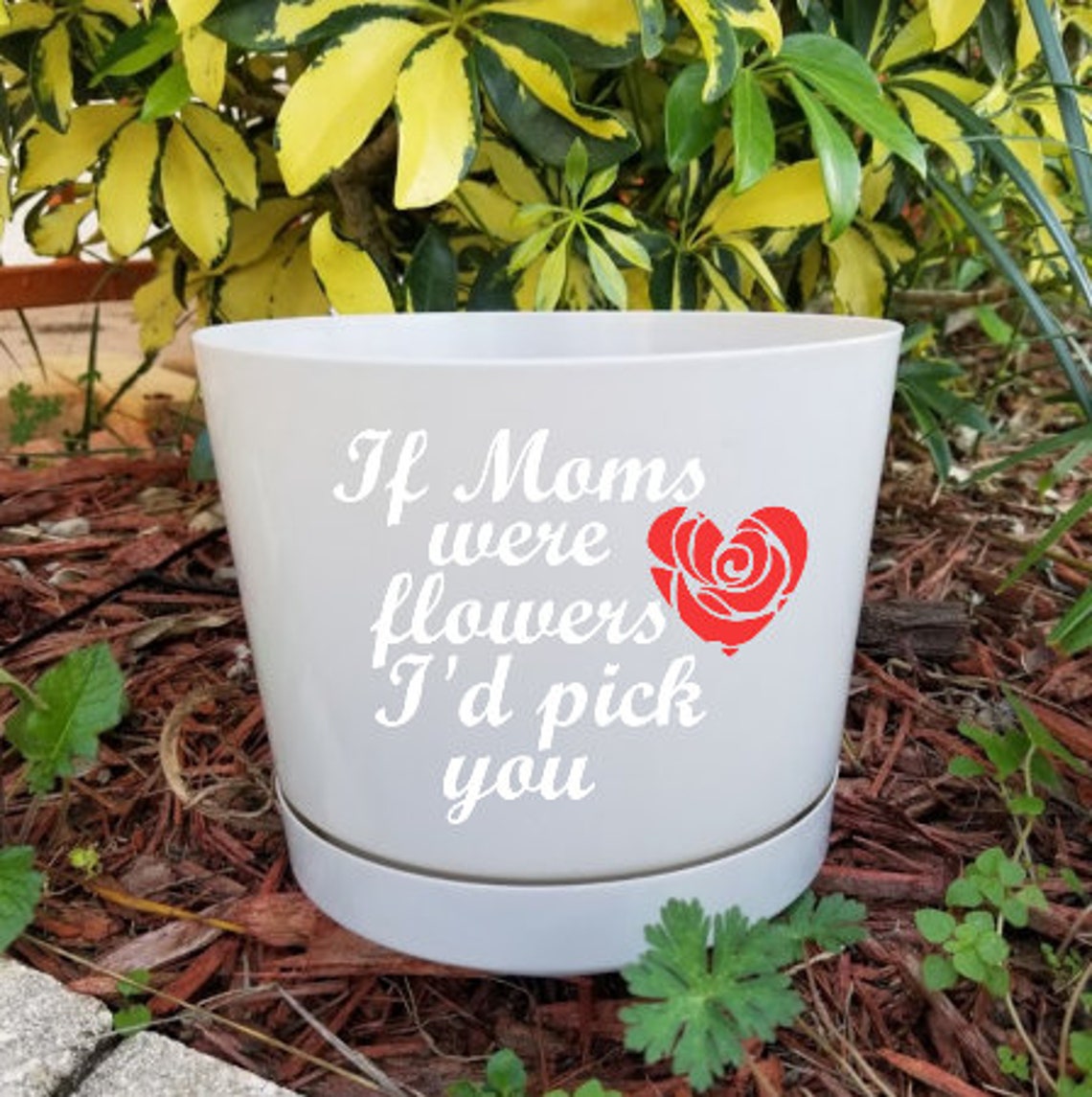 Custom Flower Pot Personalized flower pot Mothers Day gift Etsy