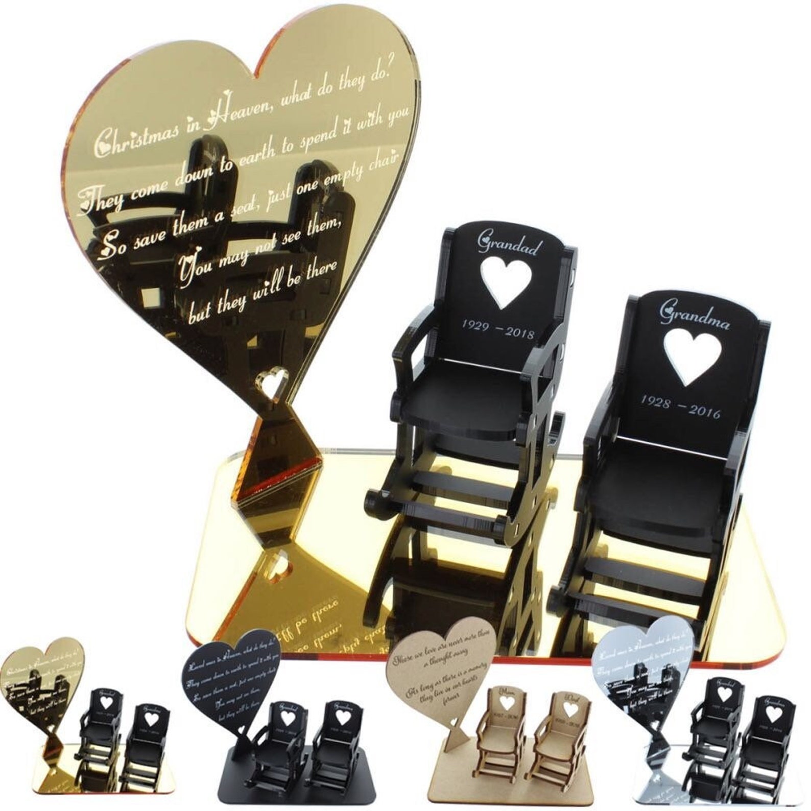 Memorial Gifts Loved Ones in Heaven Personalised Wedding in - Etsy UK