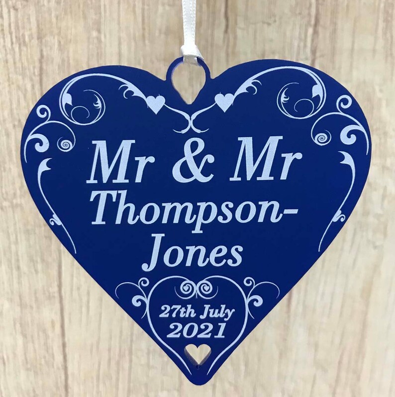 Personalised Mr & Mrs Gifts Bridal Wedding Day Gift Newlyweds | Etsy