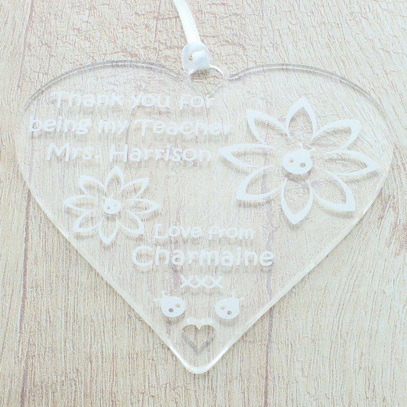 Personalised Teacher Gifts End of Term Thank You Present Best Etsy UK