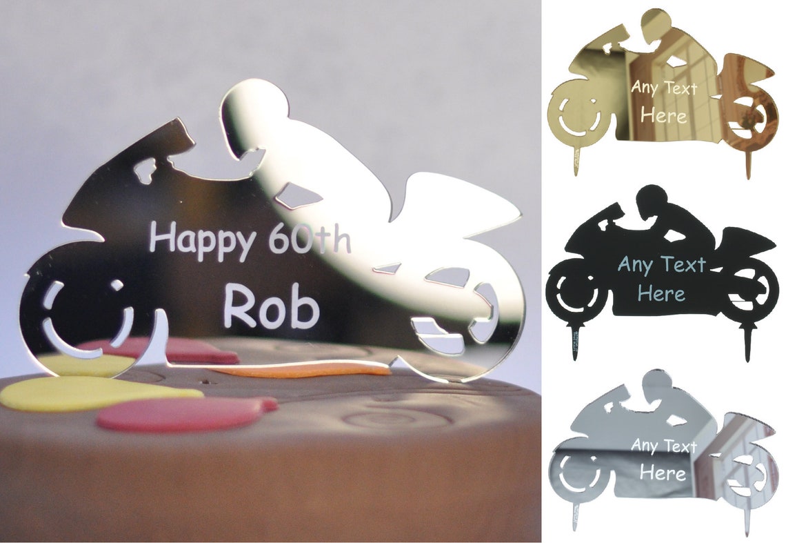 motorbike cake toppers uk