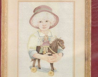 Needle Treasures Stitchery "Jody and the Toy Horse" Crewel Kit #00558 SEALED