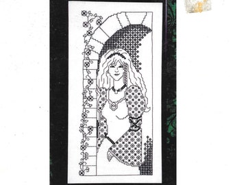 RARE! Dragon Dreams "Blackwork Princess" #DD82