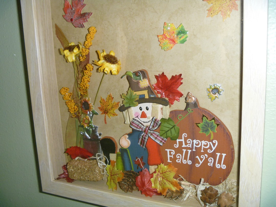 Fall Shadow Box - Etsy