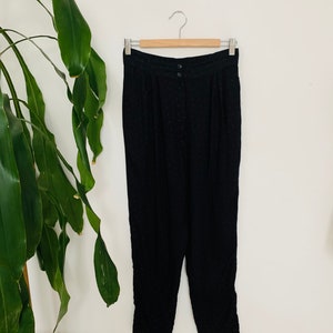 Ladies vintage pants in navy blue