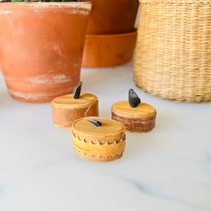 Vintage wooden boxes, three, decoration, Scandinavian, folk art, handicraft