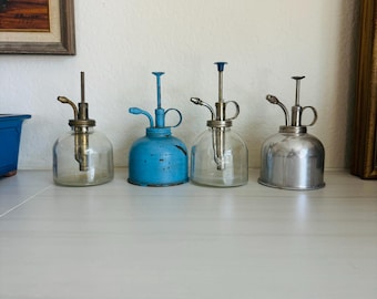 Vintage plant misters, collection of four